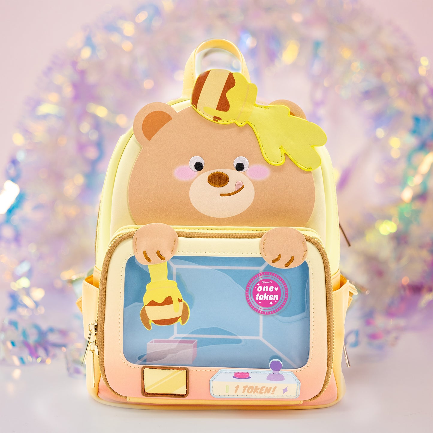 Claw Machine Pin Collector Backpack - Sweet Honey Bear