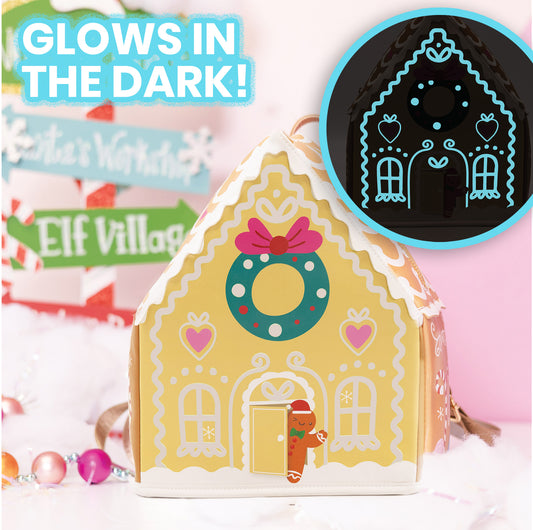 SALE! Glow-in-the-Dark Gingerbread House Backpack