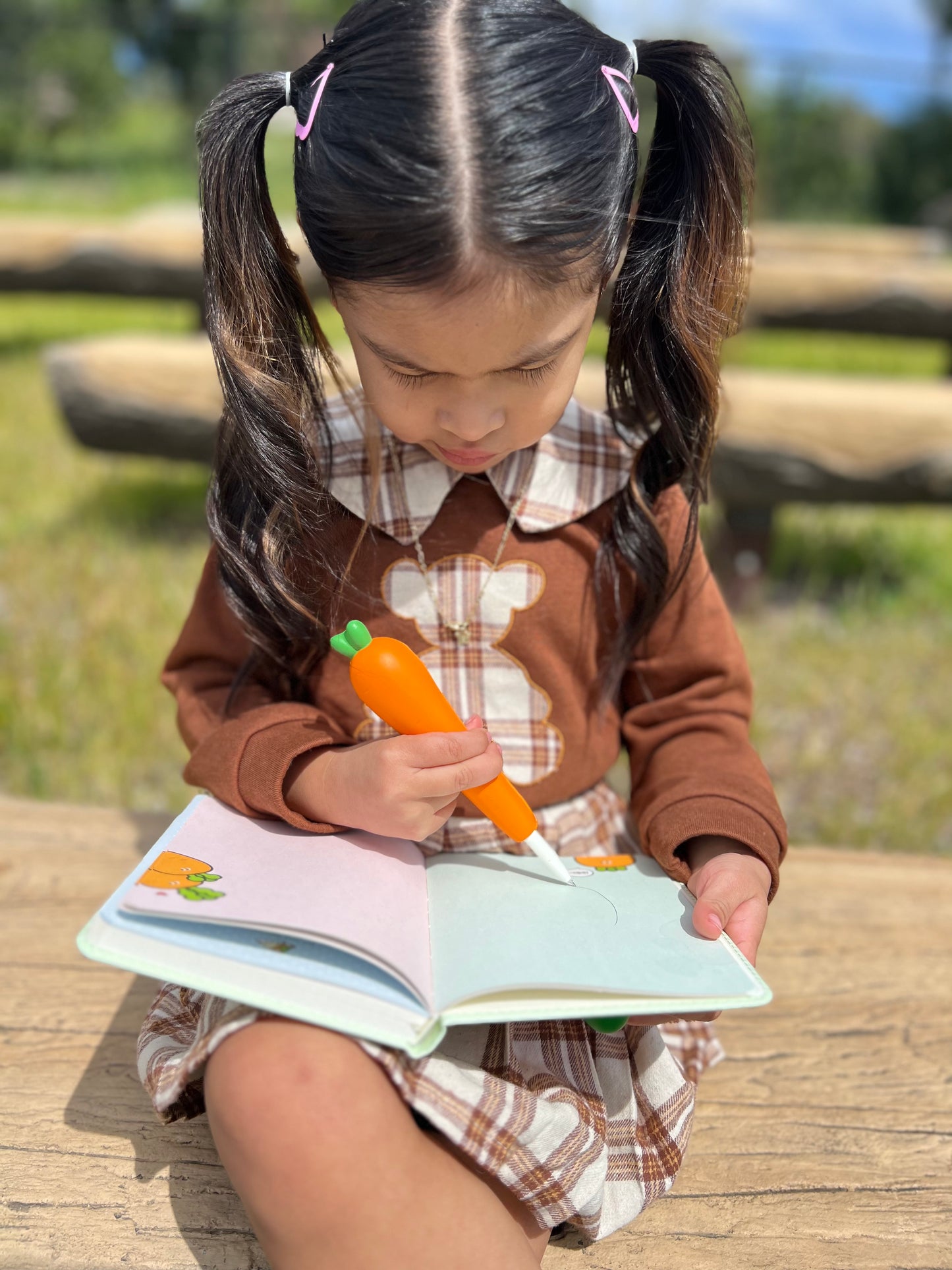 Cute Squishy Hardcover Notebook_Carrot