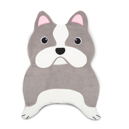 Dog Microfiber Rug - Bulldog - Bewaltz