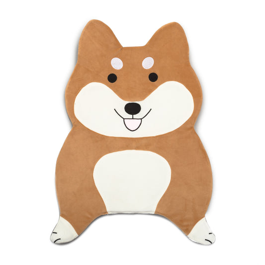 Dog Microfiber Rug - Shiba Inu - Bewaltz