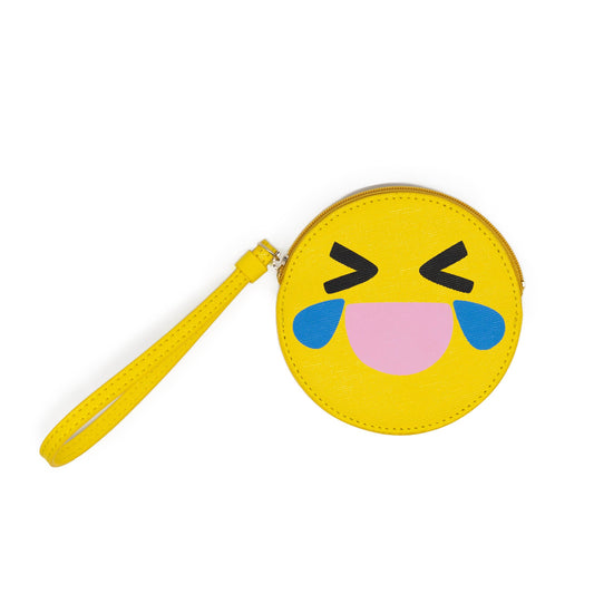 Novelty Wristlet - Tearful Joy Emoji