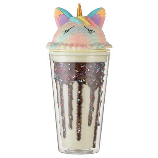 Unicorn Scoop Cone Tumbler - Vanilla