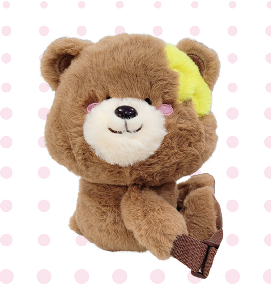 Plush Crossbody - Honey Bear