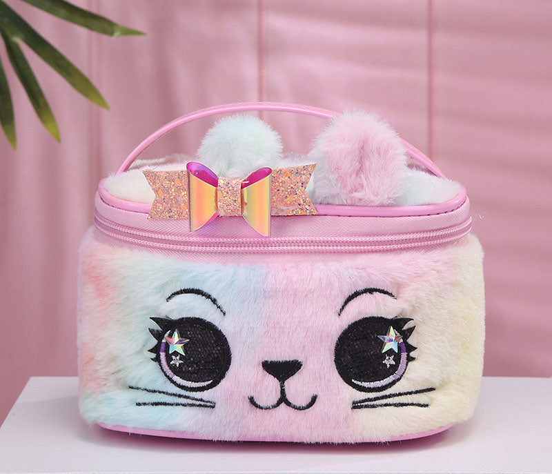 Cat Make Up Bag - Tie-Dye