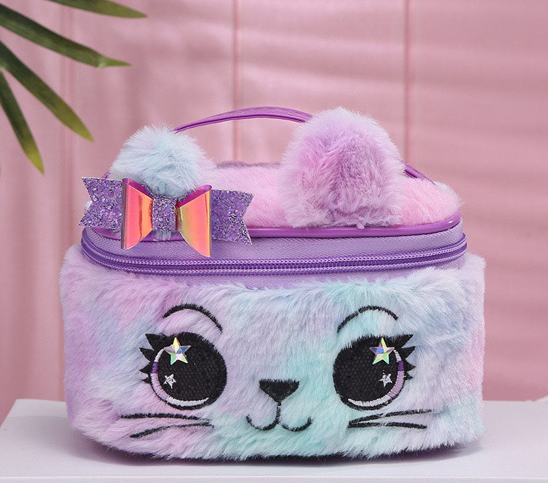 Cat Make Up Bag - Tie-Dye