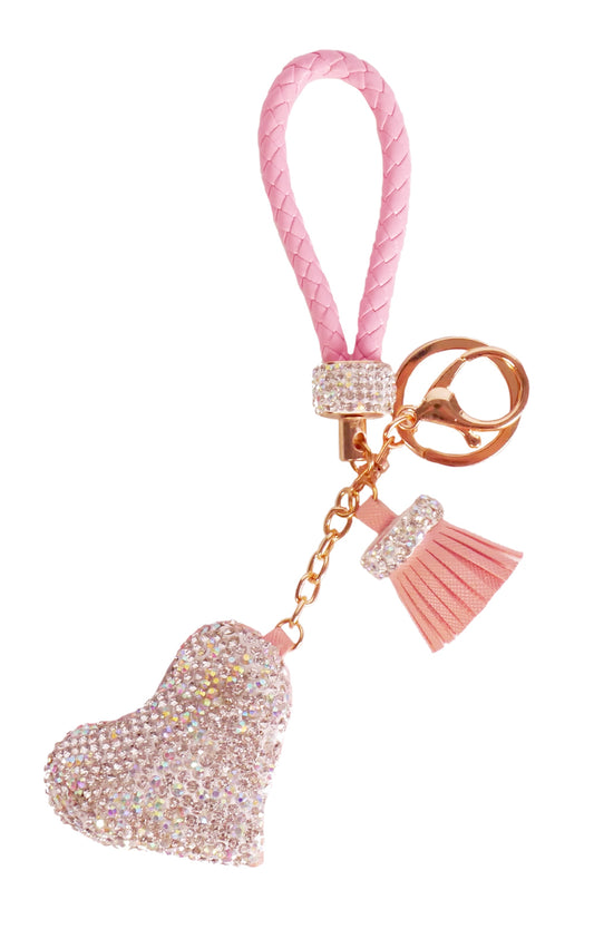 Diamond Charm Heart - Pink - Bewaltz