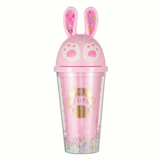 Sprinkle Rabbit Tumbler - Pink